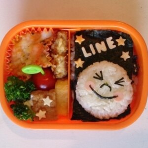 簡単キャラ弁☆ムーン（ＬＩＮＥ）のお弁当♪